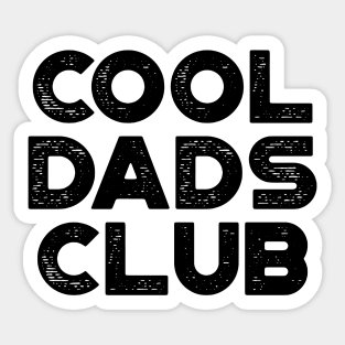 Cool Dads Club Funny Vintage Retro Sticker